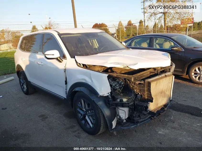 2023 Kia Telluride Lx VIN: 5XYP24GC6PG388341 Lot: 40651377