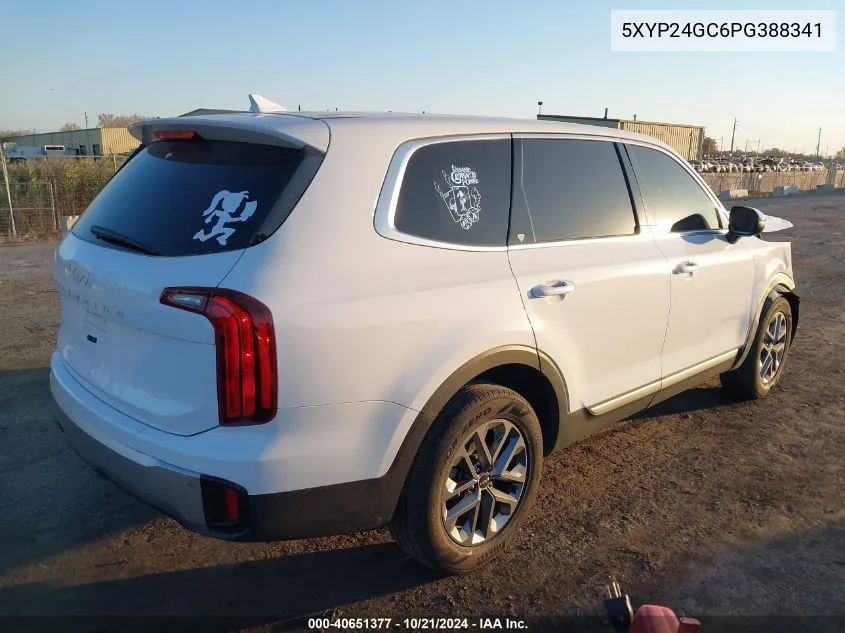 2023 Kia Telluride Lx VIN: 5XYP24GC6PG388341 Lot: 40651377