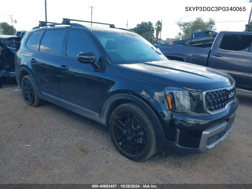 2023 Kia Telluride Ex X-Line VIN: 5XYP3DGC3PG340065 Lot: 40692407