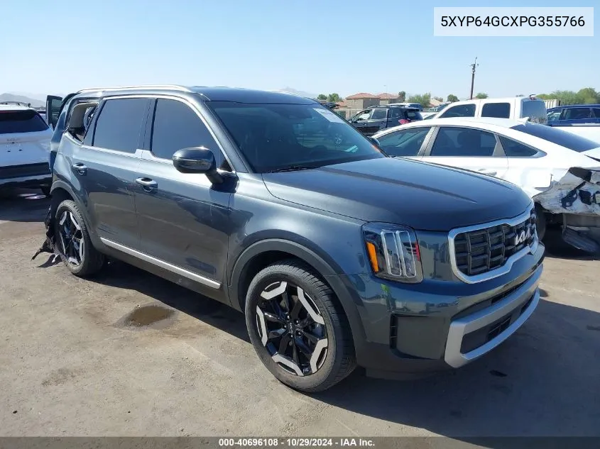 2023 Kia Telluride S VIN: 5XYP64GCXPG355766 Lot: 40696108