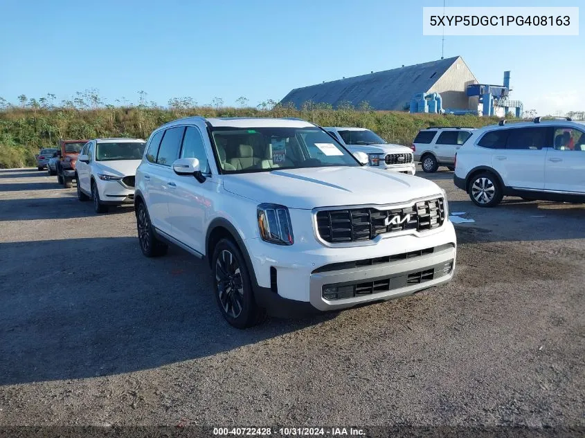 2023 Kia Telluride Sx Prestige VIN: 5XYP5DGC1PG408163 Lot: 40722428