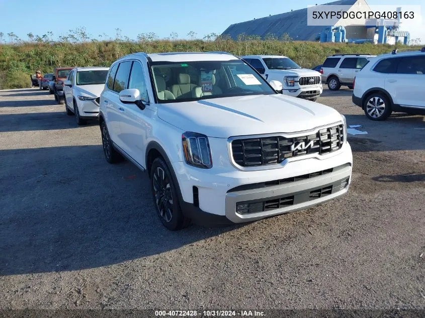 2023 Kia Telluride Sx Prestige VIN: 5XYP5DGC1PG408163 Lot: 40722428