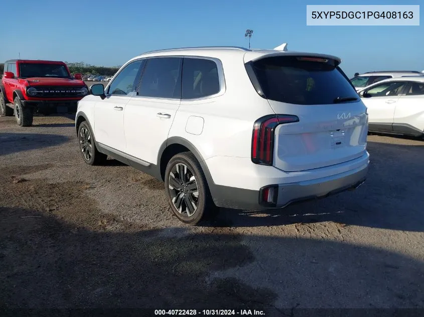 2023 Kia Telluride Sx Prestige VIN: 5XYP5DGC1PG408163 Lot: 40722428