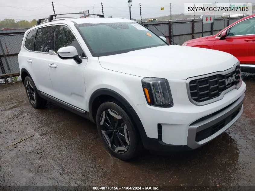 2023 Kia Telluride S VIN: 5XYP64GC7PG347186 Lot: 40770156