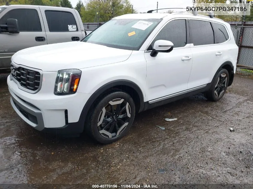 2023 Kia Telluride S VIN: 5XYP64GC7PG347186 Lot: 40770156