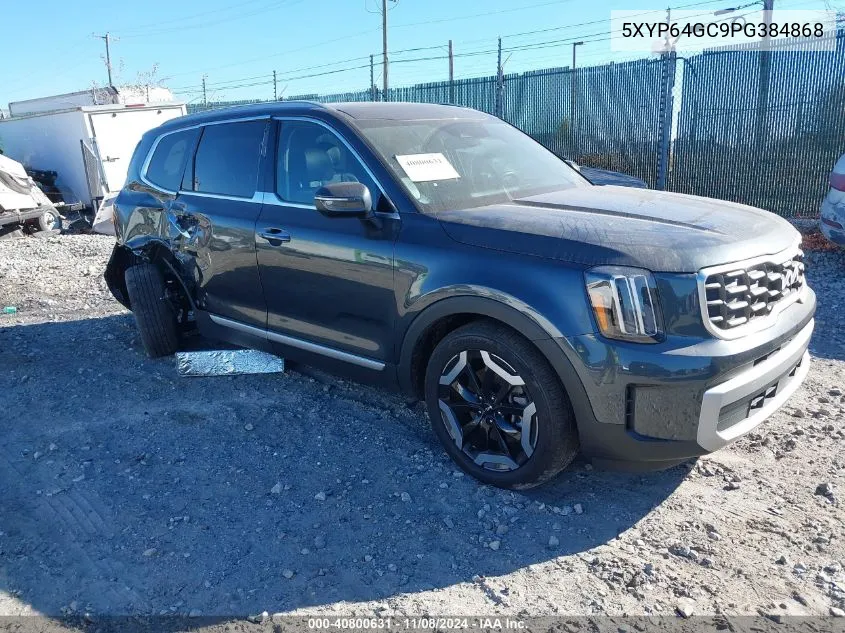 2023 Kia Telluride S VIN: 5XYP64GC9PG384868 Lot: 40800631