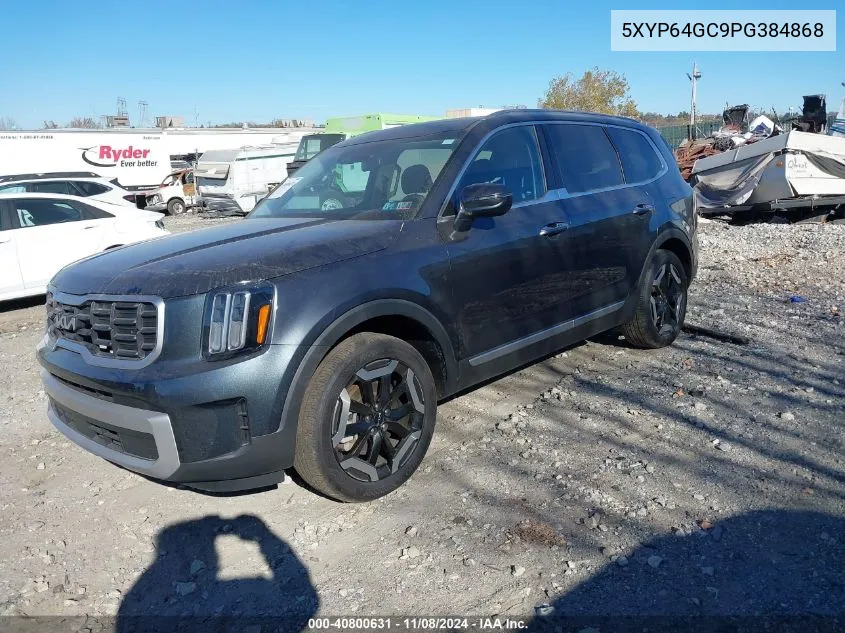 2023 Kia Telluride S VIN: 5XYP64GC9PG384868 Lot: 40800631