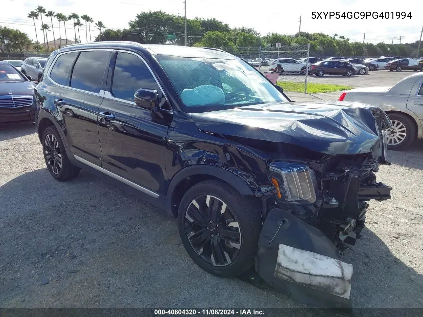 2023 Kia Telluride Sx VIN: 5XYP54GC9PG401994 Lot: 40804320