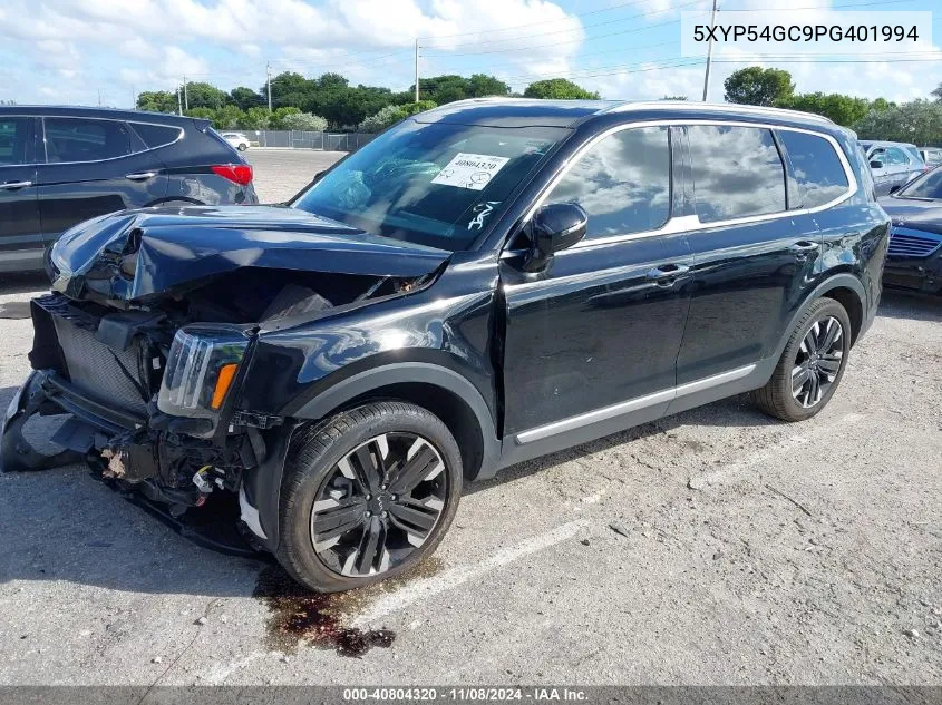 2023 Kia Telluride Sx VIN: 5XYP54GC9PG401994 Lot: 40804320