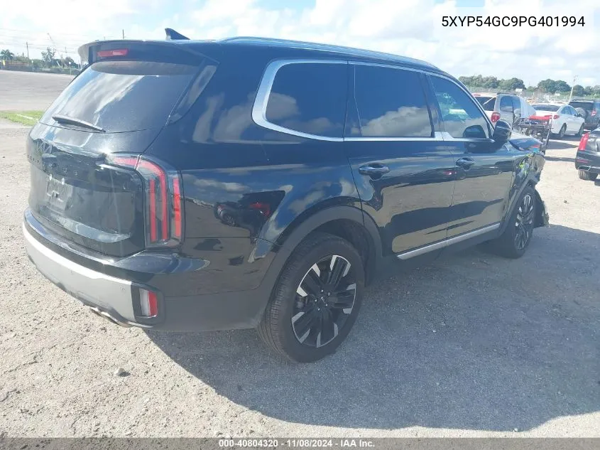 2023 Kia Telluride Sx VIN: 5XYP54GC9PG401994 Lot: 40804320