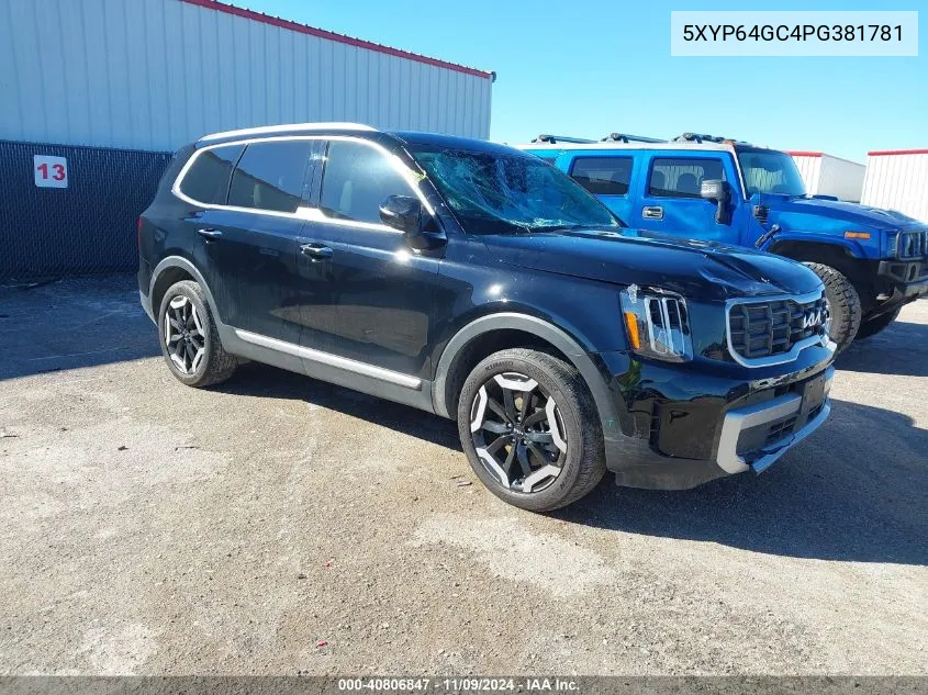 2023 Kia Telluride S VIN: 5XYP64GC4PG381781 Lot: 40806847