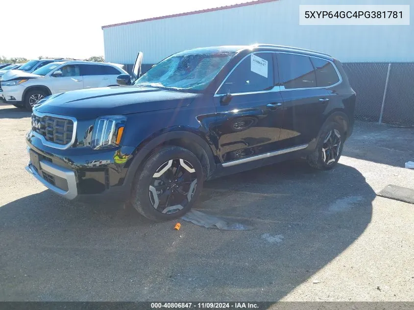 2023 Kia Telluride S VIN: 5XYP64GC4PG381781 Lot: 40806847