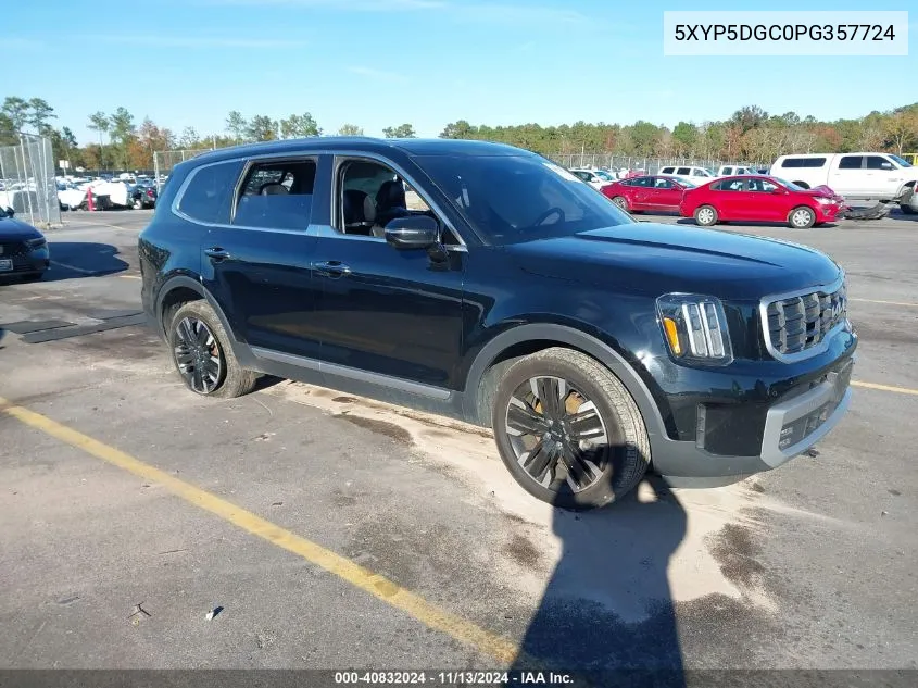 2023 Kia Telluride Sx Prestige VIN: 5XYP5DGC0PG357724 Lot: 40832024