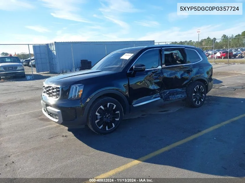 2023 Kia Telluride Sx Prestige VIN: 5XYP5DGC0PG357724 Lot: 40832024