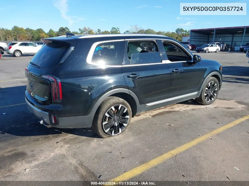 2023 Kia Telluride Sx Prestige VIN: 5XYP5DGC0PG357724 Lot: 40832024