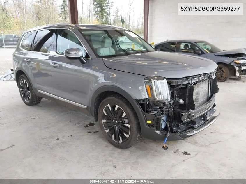 2023 Kia Telluride Sx Prestige VIN: 5XYP5DGC0PG359277 Lot: 40847142