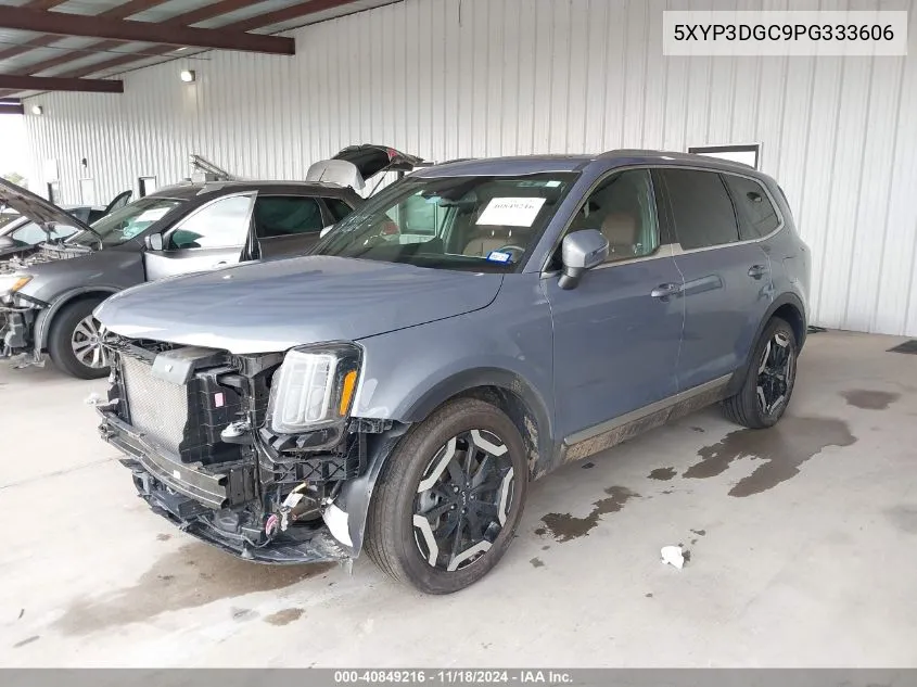 2023 Kia Telluride Ex/Ex X-Line VIN: 5XYP3DGC9PG333606 Lot: 40849216