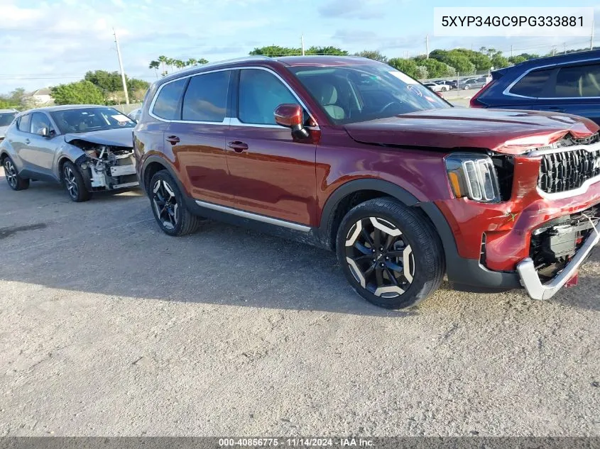 2023 Kia Telluride Ex VIN: 5XYP34GC9PG333881 Lot: 40856775