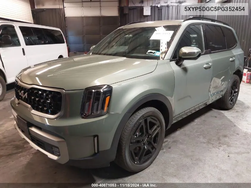 2023 Kia Telluride Sx Prestige X-Line VIN: 5XYP5DGC5PG352454 Lot: 40871053