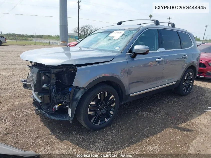 2024 Kia Telluride Sx VIN: 5XYP5DGC9RG444945 Lot: 39283089