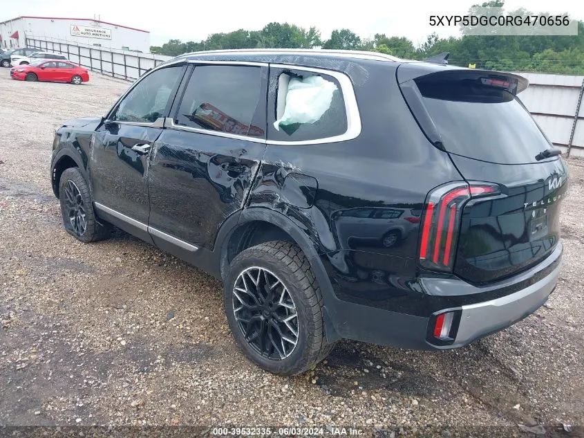 2024 Kia Telluride Sx Prestige VIN: 5XYP5DGC0RG470656 Lot: 39532335