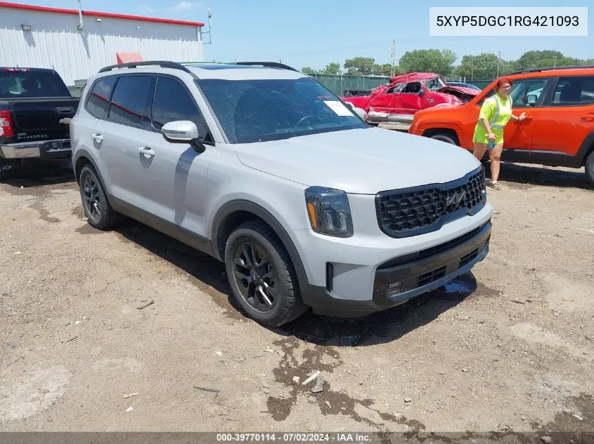 2024 Kia Telluride Sx Prestige X-Pro VIN: 5XYP5DGC1RG421093 Lot: 39770114