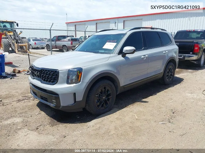 2024 Kia Telluride Sx Prestige X-Pro VIN: 5XYP5DGC1RG421093 Lot: 39770114