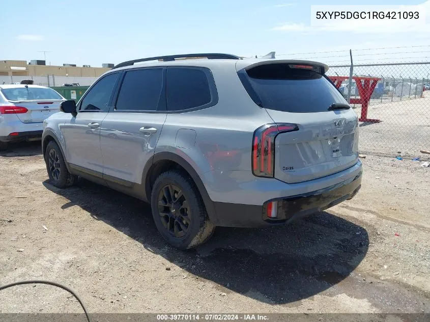 2024 Kia Telluride Sx Prestige X-Pro VIN: 5XYP5DGC1RG421093 Lot: 39770114