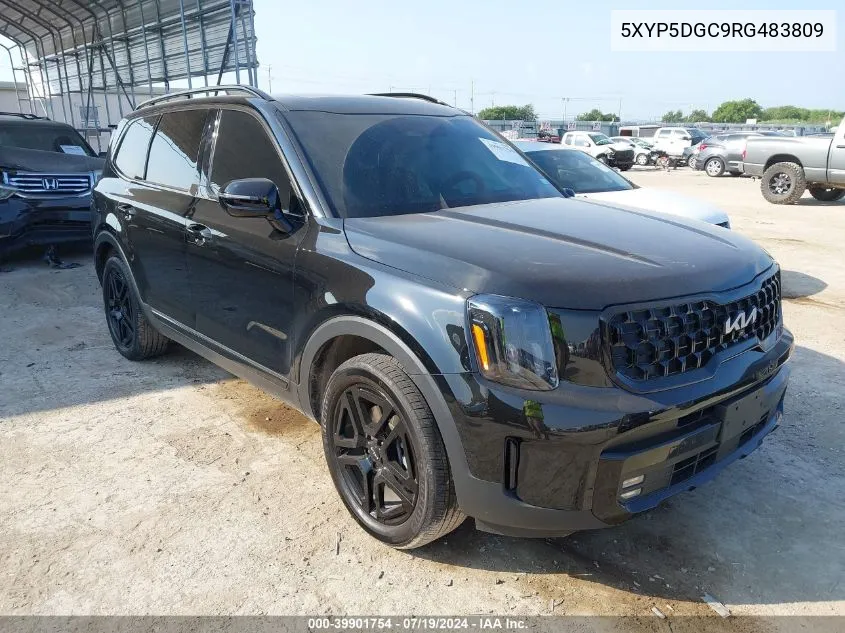 2024 Kia Telluride Sx X-Line VIN: 5XYP5DGC9RG483809 Lot: 39901754