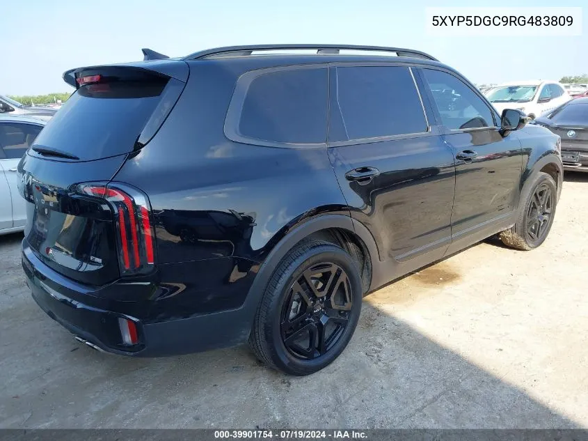 2024 Kia Telluride Sx X-Line VIN: 5XYP5DGC9RG483809 Lot: 39901754