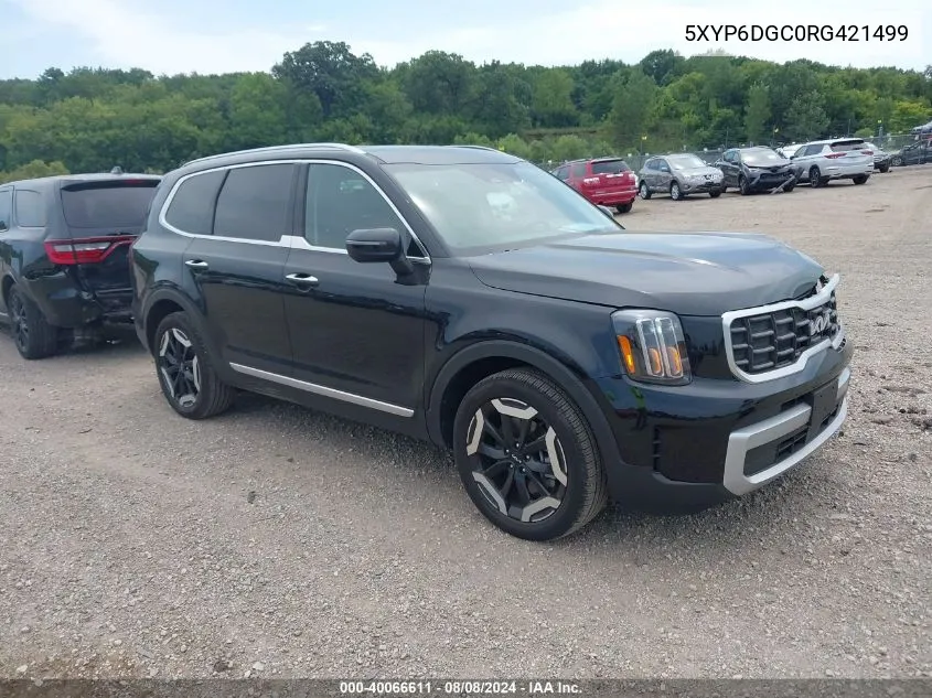 2024 Kia Telluride S VIN: 5XYP6DGC0RG421499 Lot: 40066611