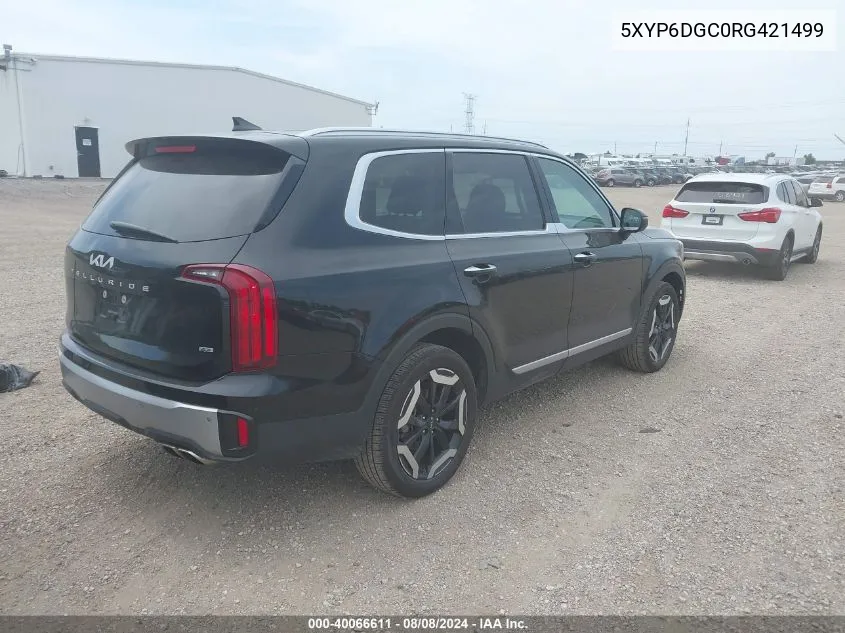 2024 Kia Telluride S VIN: 5XYP6DGC0RG421499 Lot: 40066611