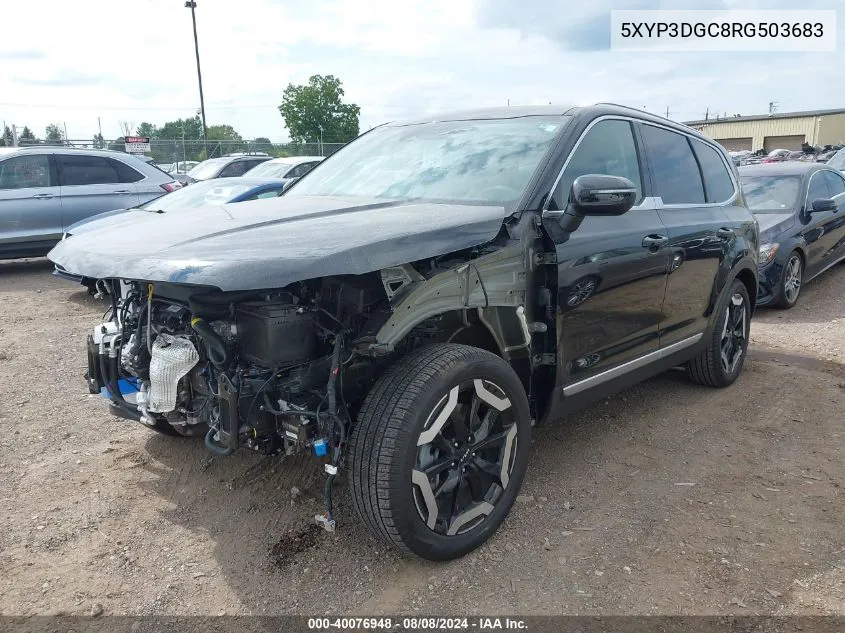 2024 Kia Telluride Ex VIN: 5XYP3DGC8RG503683 Lot: 40076948