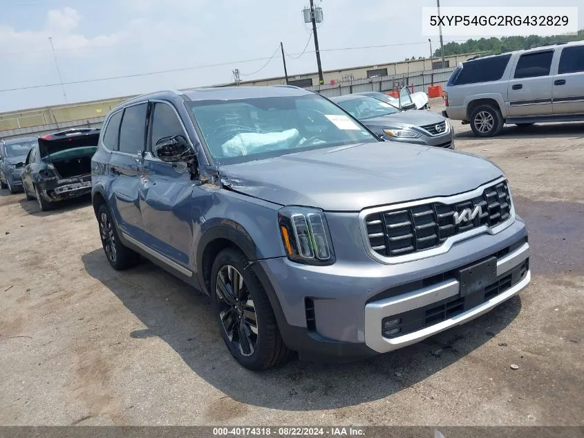 2024 Kia Telluride Sx VIN: 5XYP54GC2RG432829 Lot: 40174318