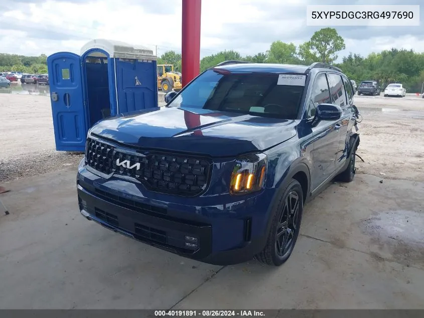 2024 Kia Telluride Sx Prestige X-Line VIN: 5XYP5DGC3RG497690 Lot: 40191891