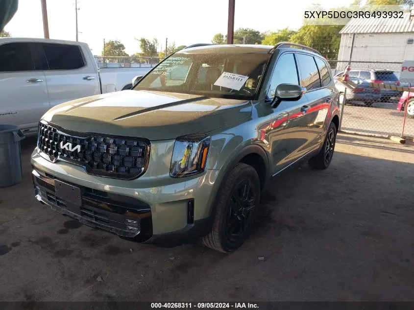 2024 Kia Telluride Sx/Sx X-Line/Sx X-Pro/Sx VIN: 5XYP5DGC3RG493932 Lot: 40268311