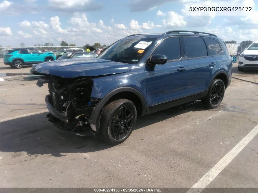 2024 Kia Telluride Ex X-Line VIN: 5XYP3DGCXRG425472 Lot: 40274138