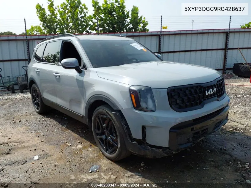 2024 Kia Telluride Ex X-Line VIN: 5XYP3DGC9RG428637 Lot: 40288347