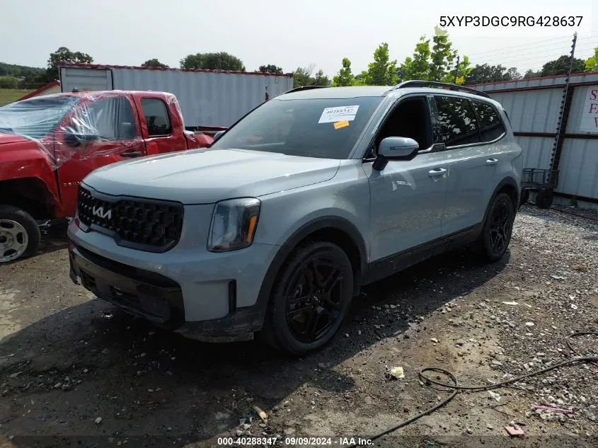 2024 Kia Telluride Ex X-Line VIN: 5XYP3DGC9RG428637 Lot: 40288347