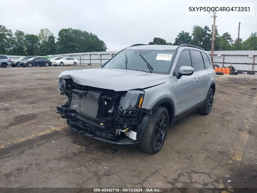 2024 Kia Telluride Sx Prestige X-Line VIN: 5XYP5DGC4RG473351 Lot: 40342710