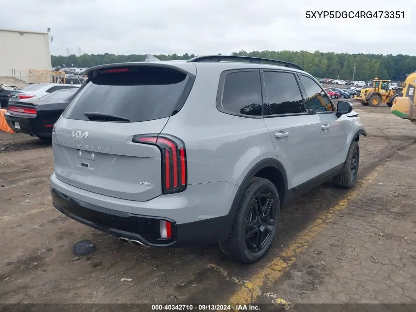 2024 Kia Telluride Sx Prestige X-Line VIN: 5XYP5DGC4RG473351 Lot: 40342710