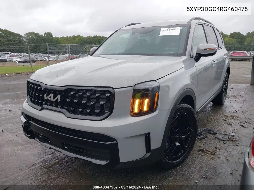 2024 Kia Telluride Ex X-Line VIN: 5XYP3DGC4RG460475 Lot: 40347967