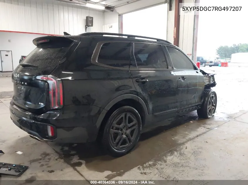 2024 Kia Telluride Sx Prestige X-Line VIN: 5XYP5DGC7RG497207 Lot: 40364336