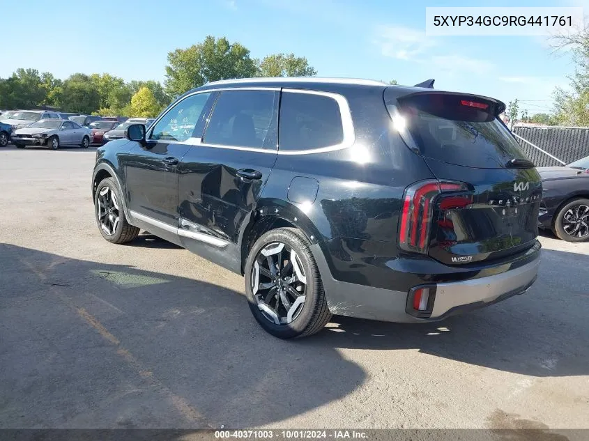 2024 Kia Telluride Ex VIN: 5XYP34GC9RG441761 Lot: 40371003