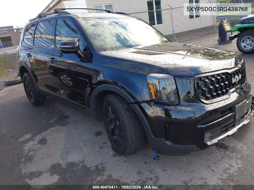 2024 Kia Telluride Sx Prestige X-Pro VIN: 5XYP5DGC5RG438768 Lot: 40470411