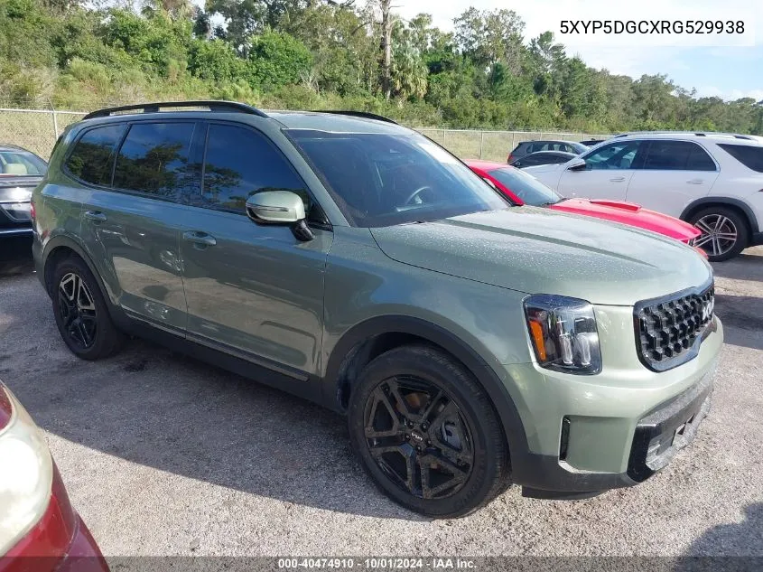 2024 Kia Telluride Sx/Sx X-Line/Sx X-Pro/Sx VIN: 5XYP5DGCXRG529938 Lot: 40474910