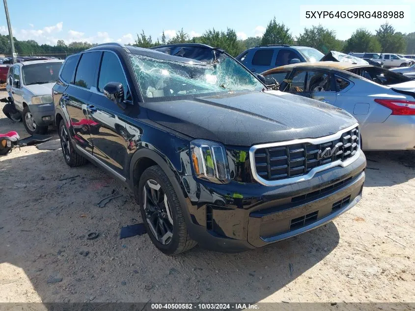 2024 Kia Telluride S VIN: 5XYP64GC9RG488988 Lot: 40500582