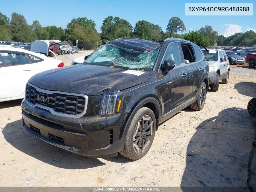 2024 Kia Telluride S VIN: 5XYP64GC9RG488988 Lot: 40500582