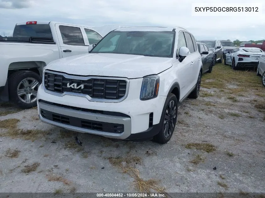 5XYP5DGC8RG513012 2024 Kia Telluride Sx/Sx X-Line/Sx X-Pro/Sx