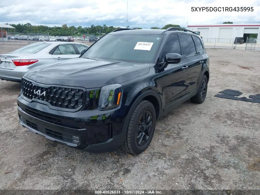 2024 Kia Telluride Sx X-Pro VIN: 5XYP5DGC1RG435995 Lot: 40526831